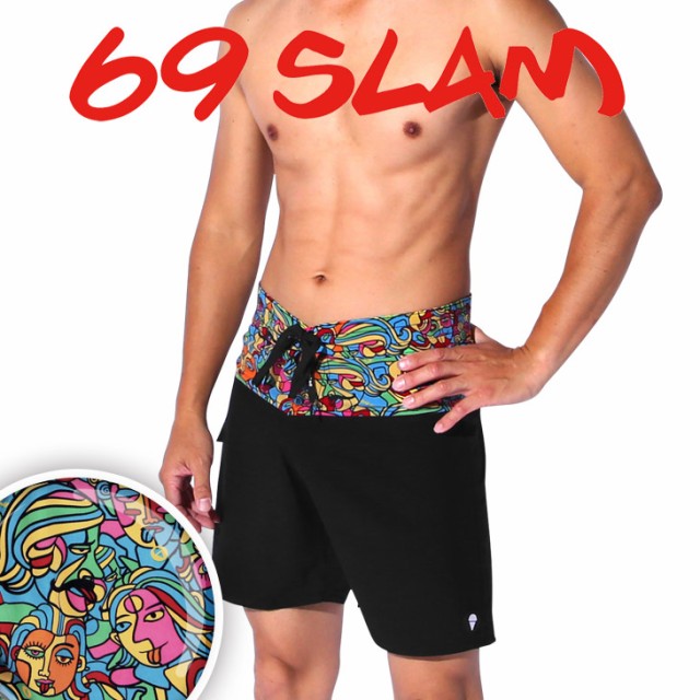 通販限定 69slam ロックスラム 水着 サーフパンツ メンズ 水着 カラフル おしゃれ かわいい 水着 海パン ボードショーツ ブランド 男性 プレゼン 初売りセール Centrodeladultomayor Com Uy