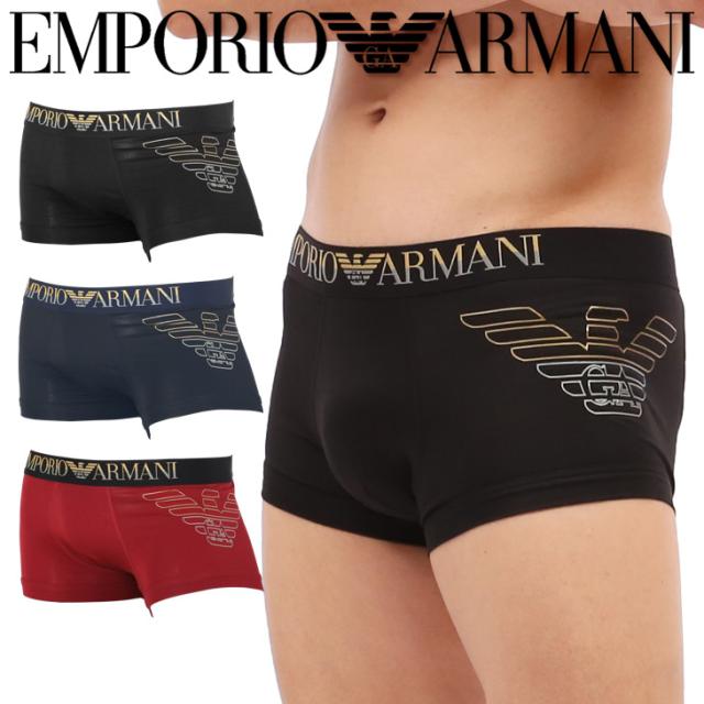 大特価 エンポリオ アルマーニ Emporio Armani ボクサーパンツ メンズ アンダーウェア かっこいい おしゃれ 綿 コットン ロゴ ワンポイント ブラ 人気カラー再販 Teammedellin Co