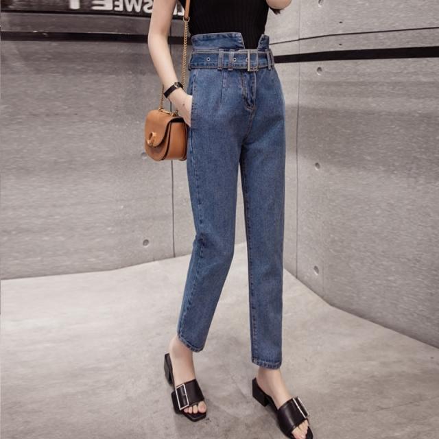 ベルテッド ハイウエスト ジーンズ タイトシルエット オシャレ かわいい デート 春 夏 人気 コーデの通販はau Pay マーケット Happinessshop Au Pay マーケット店 商品ロットナンバー