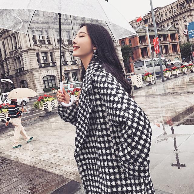 コート アウター ロング チェスターコート オーバーコート レトロ 千鳥格子 モノトーン きれいめ 通勤 冬服 コーデの通販はau Wowma ワウマ Happiness Shop 商品ロットナンバー