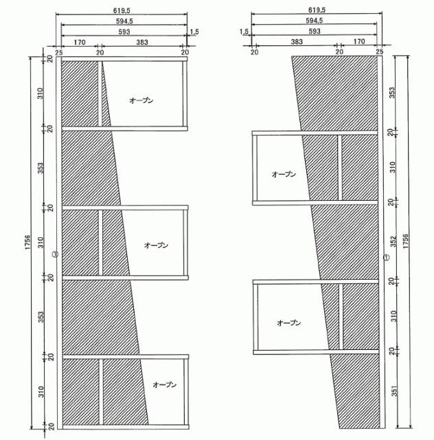 大注目 オープンラック ディスプレイラック 伸縮 本棚 シェルフ 幅65cm 115cm 木製 おすすめ L字 L型 個性的 かっこいい コーナー 5段 ハイタイ 売り切れ必至 Olsonesq Com