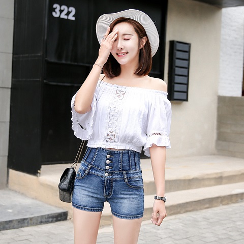 最も人気のある髪型 ラブリーショート デニム コーデ