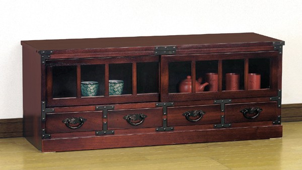 高品質HOT クロシオ PAY マーケット - 生活館Livinza|商品ロットナンバー:314548391 民芸調 ローボード 64805の通販はau 新作日本製