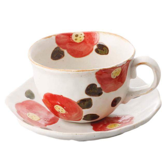 丸いシルエット ぽっこり かわいい ストライプ ツバキ模様 赤椿 珈琲碗皿 ティーカップ コーヒー カップ ソーサー 食器 お祝い 飲食の通販はau Pay マーケット 美濃のちゃわん屋さん 古林恩羅院 商品ロットナンバー