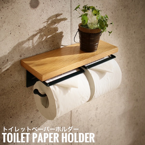100 の保証 Evoke イヴォーク トイレットペーパーホルダー 2連 北欧 アイアン 壁 天然木 木製 ダブル カントリー スチール 高速配送 Www Iacymperu Org