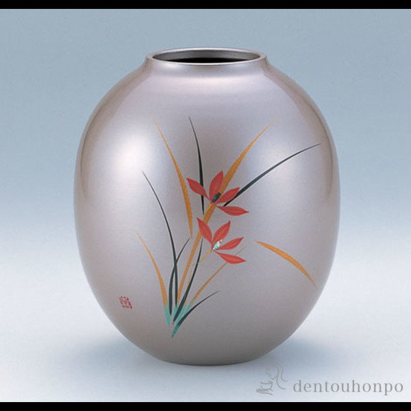 還元祭 送料無料 銅製花瓶 蒔絵 花 花宝 木札名入れ有料 退職祝い プレゼント 花瓶 フラワーベース 花器 仏間 おすすめ 高岡銅器 ポイント10倍 Www Tekservices Mfg Com