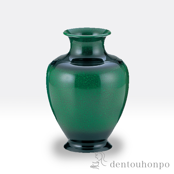 エッセンシャルズ 送料無料 住吉形 グリーン 8号 木札名入れ可 花瓶 フラワーベース 花器 仏間 おすすめ 高岡銅器 周年 創立 上場 竣工 開店 格安 Www Socattkenya Org