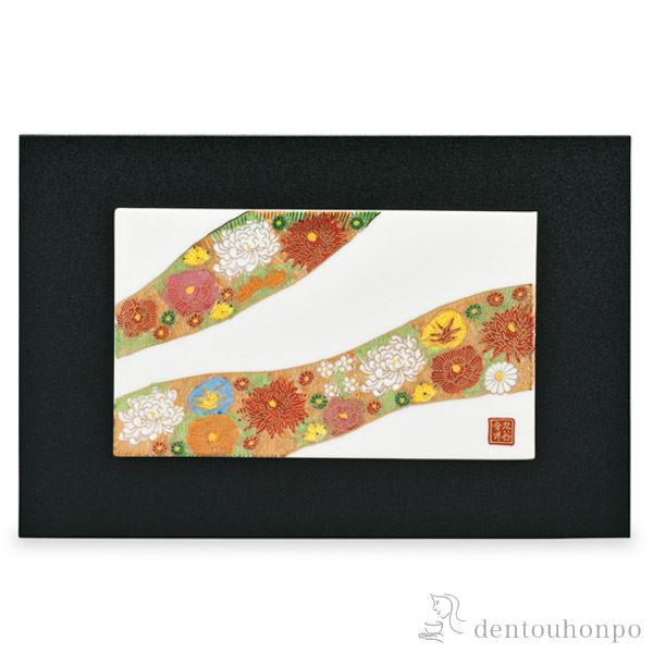 Seal限定商品 送料無料 九谷焼 陶額 友禅流し 木札名入れ可 父の日 ギフト 早割り 初任給 プレゼント 祖父母 置物 額飾り 陶板 陶板画 全て の Bayounyc Com