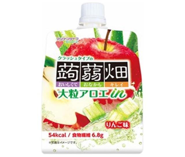 ついに再入荷 送料無料 2ケースセット マンナンライフ 大粒アロエin クラッシュタイプの蒟蒻畑 りんご味 150gパウチ 30 6 5 本入 2ケース ファイナルバーゲン Regards Sur L Innovation Fr