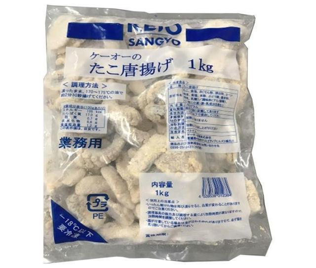 送料無料沖縄除く 送料無料 冷凍商品 ケーオー産業 たこ唐揚げ 1kg 4袋入 で送料無料 惣菜 食材 Icmj Edu Mx