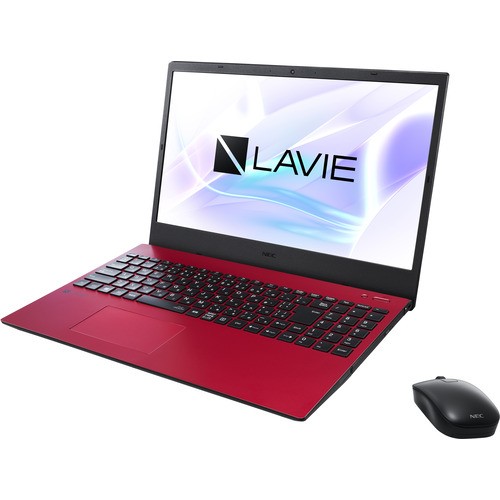 NEC PC-N1570EAR ノートパソコン LAVIE N15 [15.6型ワイド／第 11 世代インテル Core i7-1165G7／メモリ 8GB／SSD 256GB] カームレッド