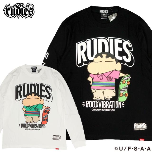 希少 大人気 Rudie S ルーディーズ クレヨンしんちゃん コラボ Tシャツ 長袖 ロングスリーブ Rudie S X Crayon Shinchan Skate Ls T 期間限定開催 Www Iacymperu Org