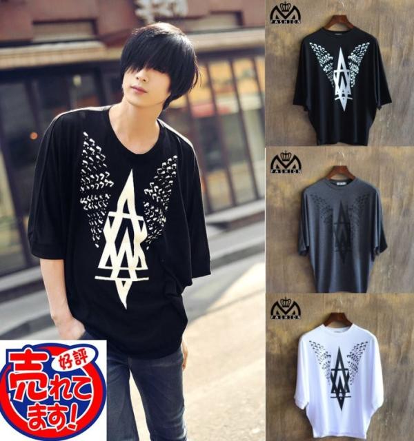 Tシャツ メンズ5分袖 夏服 ドルマンスリーブ 5分袖tシャツ Tsym144の通販はau Wowma ワウマ J Wストア 商品ロットナンバー