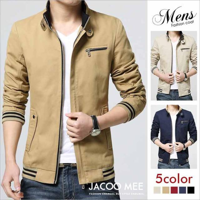 ジャケット ブルゾン メンズ 春コート ミリタリージャケット メンズ アウター カジュアルジャの通販はau Wowma ワウマ Jacoo Mee 商品ロットナンバー
