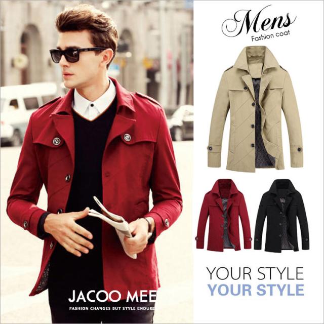 トレンチコート メンズ ビジネス 無地 ジャケット メンズ Pコート 紳士用 アウター お洒落 秋冬 新作の通販はau Wowma ワウマ Jacoo Mee 商品ロットナンバー