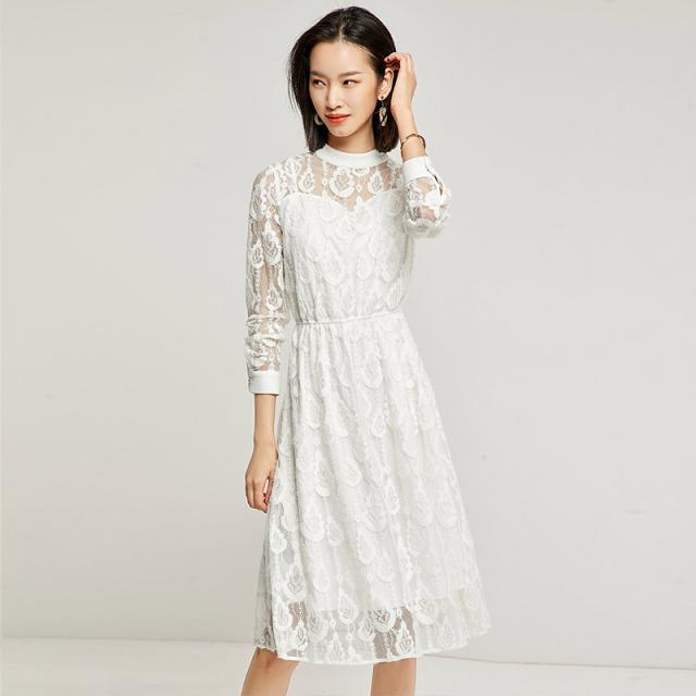 楽天 ドレス 結婚式 ワンピース レース シースルー ホワイト Pay 長袖 フレアスカート 長袖 透け感 代 30代 結婚式 成人式 2次会 オフィス Ch03 Smileまーけっと 76e3aca7 Lomse Coddy Com Mx