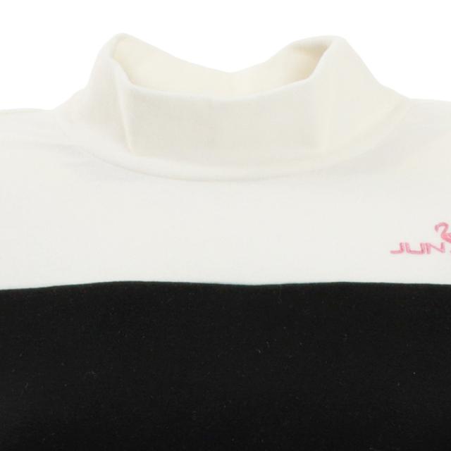 激安ブランド ジュンアンドロぺ Jun Rope ゴルフウェア レディース バイカラーハイネックプルオーバー Erm592 10 Lad 特売 Olsonesq Com