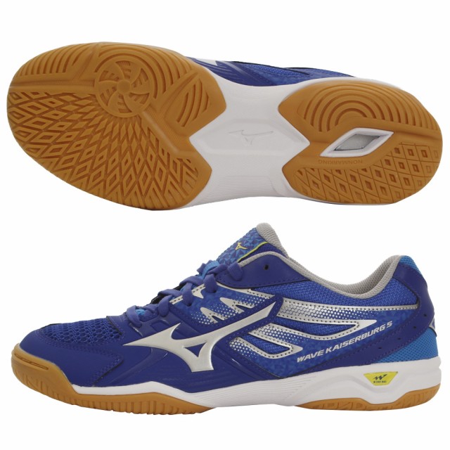 驚きの値段 ミズノ Mizuno 卓球シューズ ウエーブカイザーブルク 5 Wave Kaiserburg 81ga1003 ブル 安い購入 Carlavista Com