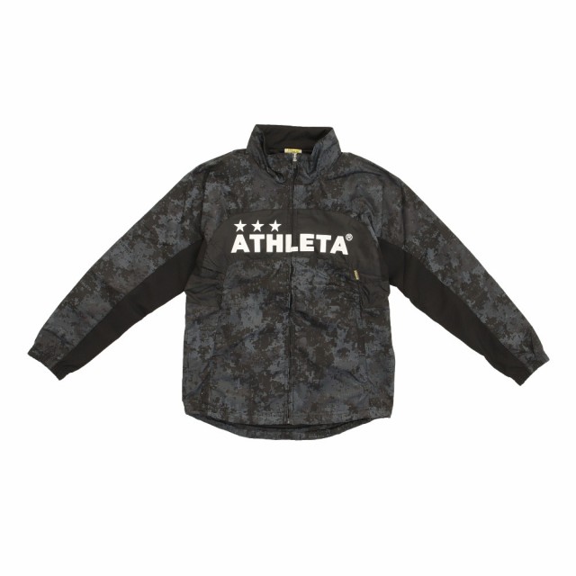 無料長期保証 アスレタ Athleta サッカー ジュニア ウェア 裏地付き ウインドジャケット 2339j 黒 Jr ブランド直営 Carlavista Com