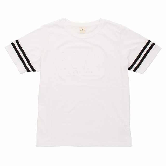 ロキシー Roxy Tシャツ レディース 半袖 Double Line sprst1608ywht オンライン価格 L