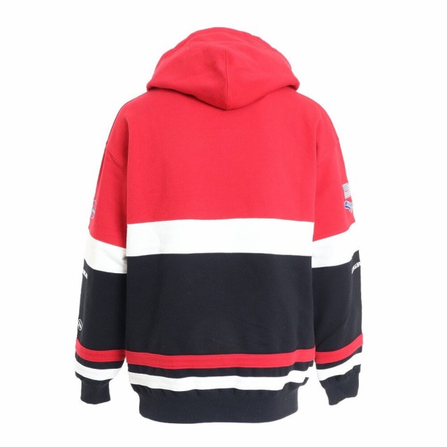 エクストララージ(XLARGE)TEAM PANELED フーディスウェット 101221012012-RED(Men’s、L…の通販はau