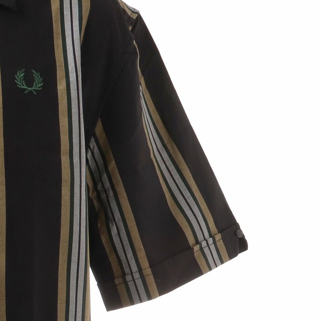 代引き手数料無料 フレッドペリー Fred Perry Stripe Revere Collarシャツ M1653 102 Men S 年最新海外 Olsonesq Com