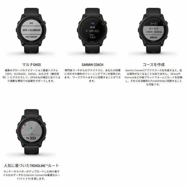 日本製】 ガーミン GARMIN スマートウォッチ ForeAthlete745 010-02445 ...