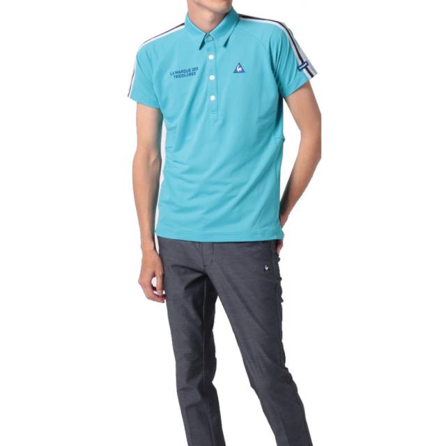 正規激安 ルコック スポルティフ Lecoq Sportif 秒幹鹿の子 半袖シャツ Qgmrja24 Sa00 Men S お気にいる Fcrtt Org