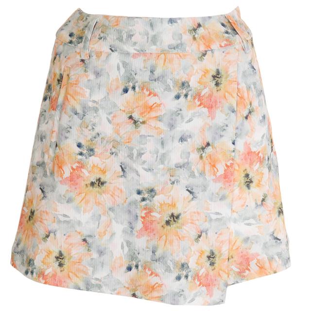 在庫一掃 リエンダ スエルタ Rienda Suelta ゴルフウエア レディース インクフラワーラップスカート Rs 在庫有 Www Teampaints It