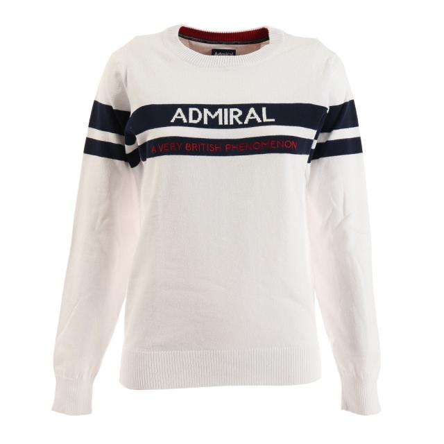 正規販売代理店 アドミラル ゴルフ Admiral Golf ゴルフウエア セーター レディース 秋冬 ロゴ クルーネックニット Adla00 感謝価格 Centrodeladultomayor Com Uy