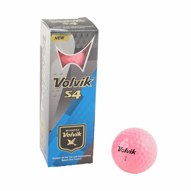 ボルビック Volvik Volvik S4 Pink ゴルフボール3個入り Men S の通販はau Wowma ワウマ Victoria Golf 商品ロットナンバー