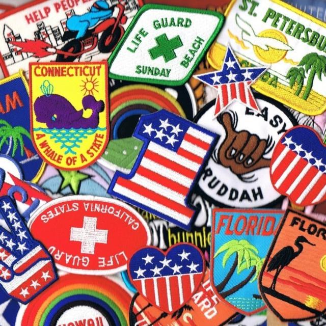 アメリカンワッペン お任せ 5枚セット アイロン接着 ワッペン エンブレムの通販はau Wowma ワウマ Wappencook 商品ロットナンバー