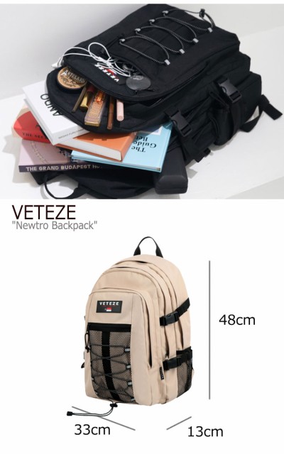 新作正規店 ベテゼ ブラック BEIGE ベージュ NTB バッグの通販はau PAY マーケット - Select Option|商品ロットナンバー:497723872 リュック VETEZE メンズ レディース Newtro Backpack ニュートロ バックパック BLACK 新作国産