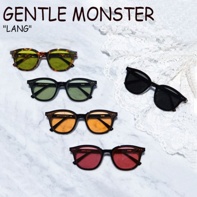 正規販売店 ジェントルモンスター サングラス Gentle Monster Lang 01 ブラック 01k 01w 01or T1 韓国アクセサリー Acc 人気の Kishakatoliketiranedurres Com