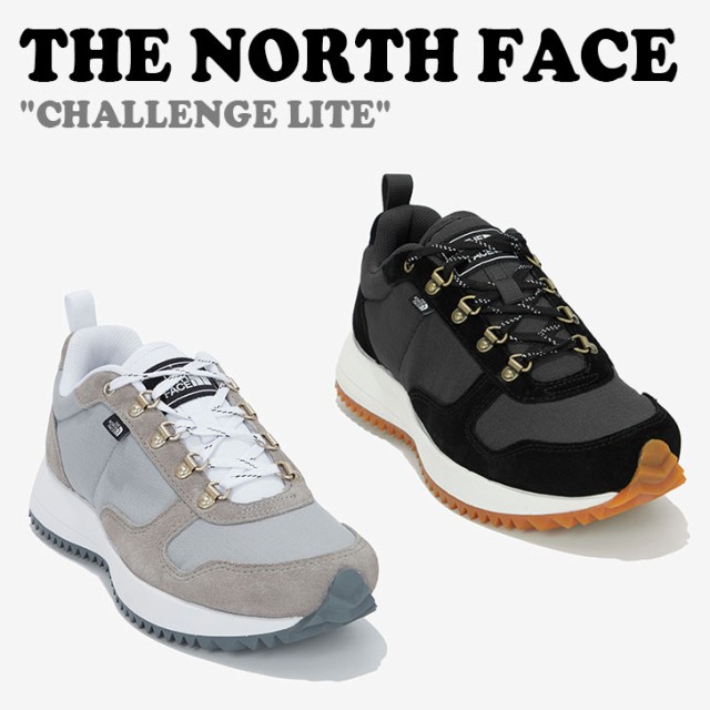 ノースフェイス スニーカー THE NORTH FACE CHALLENGE LITE チャレンジ ライト BLACK GRAY NS93M51A/B シューズ