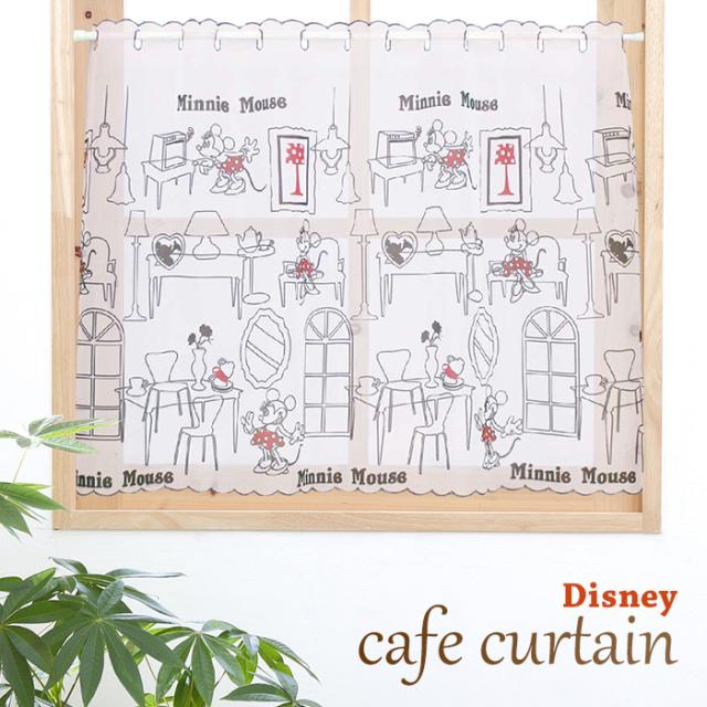 カフェカーテン シースルー ディズニー ミニーマウス 100 70cmの通販はau Wowma ワウマ エヌズファーニチャー 商品ロットナンバー