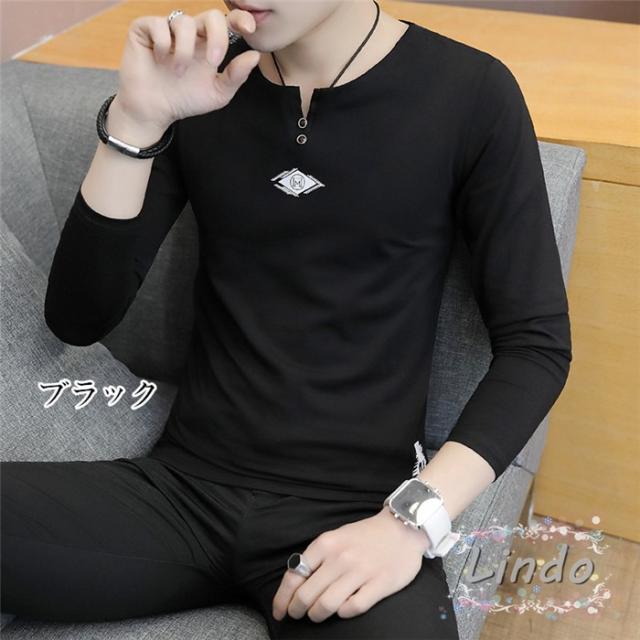 メンズ 無地 長袖tシャツ Vネックtシャツ 原宿系 定番 カジュアルtシャツ 春秋 カジュアル 派手なデザイン 18yd64の通販はau Pay マーケット Lindo 商品ロットナンバー