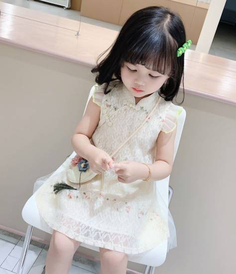 子供服 女の子 ワンピース かわいい チャイナカラー フリル袖 レース ワンピース チャイナドレス 夏ワンピ ベビー服 幼児服 キッズ服 春 の通販はau Pay マーケット Leaflower 商品ロットナンバー