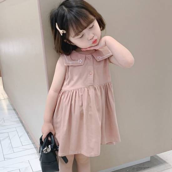 子供服 女の子 ワンピース かわいい セーラーカラー ノースリーブ ギャザースカート シャツワンピース 夏ワンピ 韓国 幼児服 キッズ服 春の通販はau Pay マーケット Leaflower 商品ロットナンバー