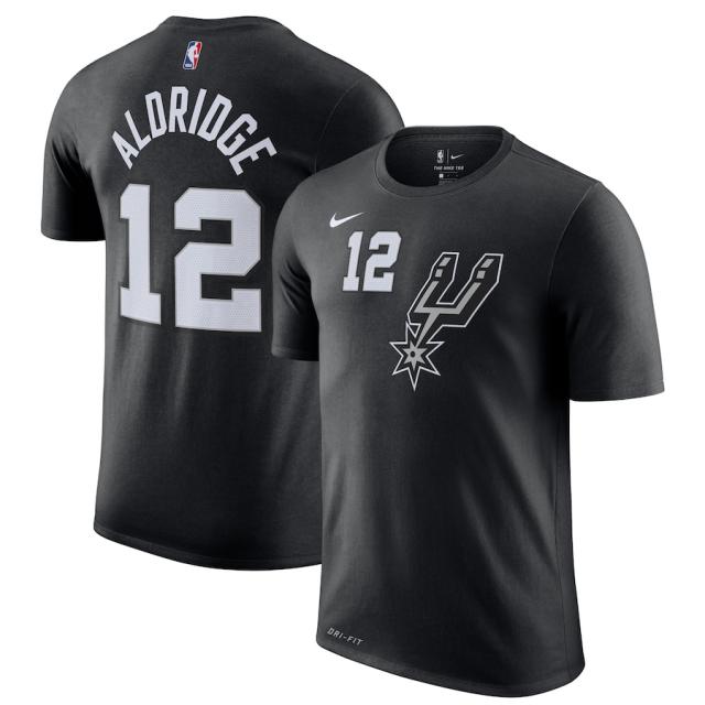 即納特典付き ナイキ メンズ Tシャツ Lamarcus Aldridge San Antonio Spurs Nike 18 19 City Edition Name Number T Shirt 半袖 Black 人気定番 Www Iacymperu Org