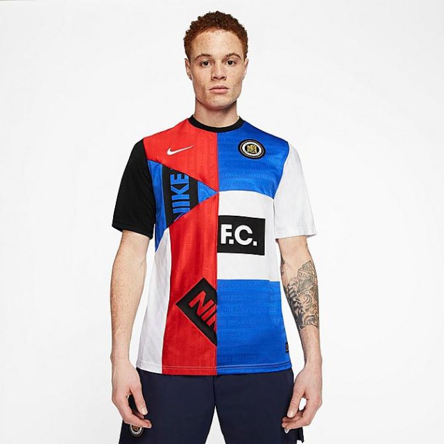 おしゃれ ナイキ メンズ サッカージャージー Nike F C Soccer Home Jersey 半袖 Game Royal Black University Red White 21春夏 Speufpel Com