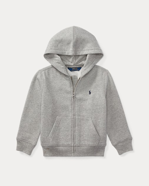 ralph lauren cotton blend fleece hoodie