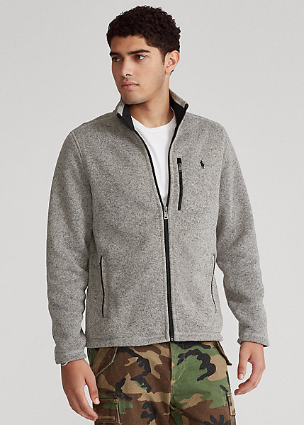 Polo ralph lauren fleece mockneck jacket Clearance