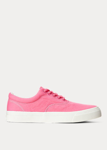 ポロ ラルフローレン レディース Polo Ralph Lauren Bryn Canvas Sneaker スニーカー Flourescent Pinkの通販はau Pay マーケット Troishomme トロワオム 商品ロットナンバー