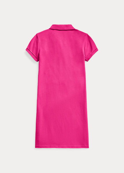 高い品質 ポロ ラルフローレン 7 16 ガールズ キッズ Polo Ralph Lauren Cotton Mesh Polo Dress ワンピース Aruba Pink 女の子 アウトレット送料無料 Olsonesq Com