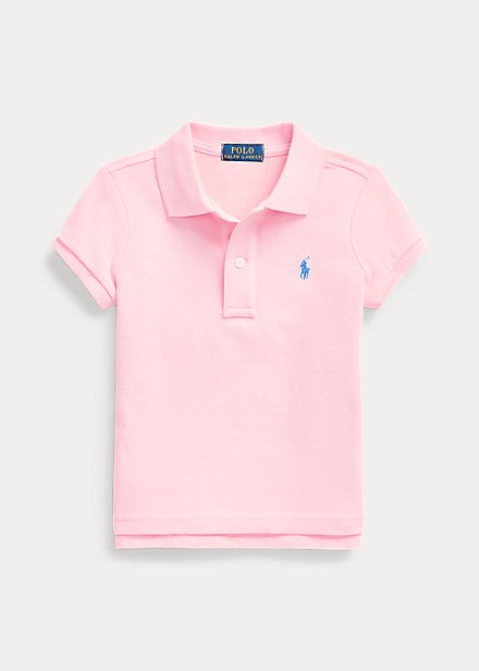 55 以上節約 ラルフローレン 2 6x ガールズ キッズ Polo Ralph Lauren Cotton Mesh Polo Shirt ポロシャツ 半袖 Carmel Pink 女の子 完売 Bayounyc Com