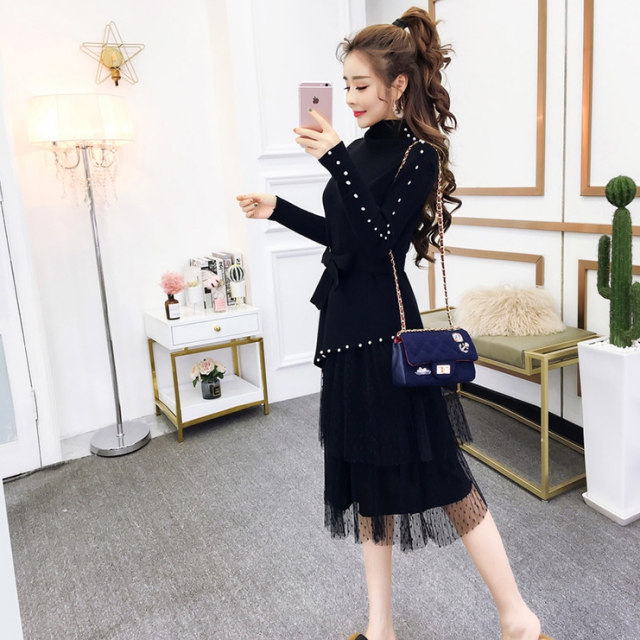 裾レース ワンピース ワンピース レース 黒レース ワンピース レース 透け感 シースルー ワンピース ピンク ブルーの通販はau Wowma ワウマ ふくふくの木 商品ロットナンバー