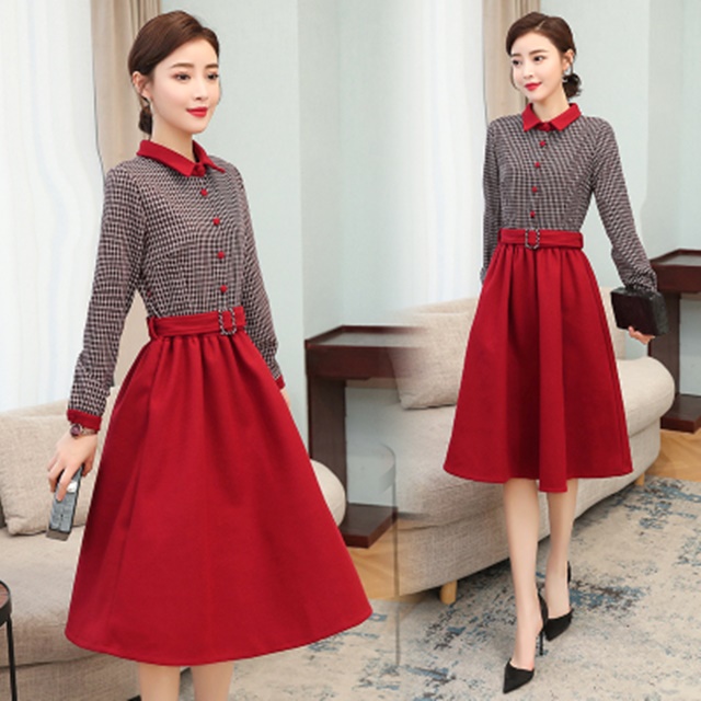 ロングワンピース 春 春夏 長袖 ワンピース 春 ロング 長袖 春新作ワンピース 春新作 レディース レトロ ワンピース 長袖 春 英国風ワンの通販はau Pay マーケット ふくふくの木 商品ロットナンバー