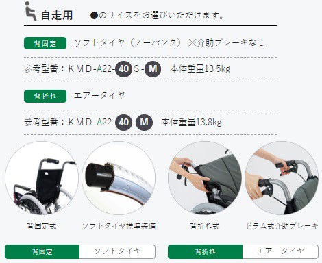 ション カワムラサイクル メーカー直送の通販はau PAY マーケット - 介護もーる|商品ロットナンバー:375584 モダンA-STYLE 自走用22インチ(背折れ・エアータイヤ・ドラム式介助ブレーキ付) カラー9色 フレーム