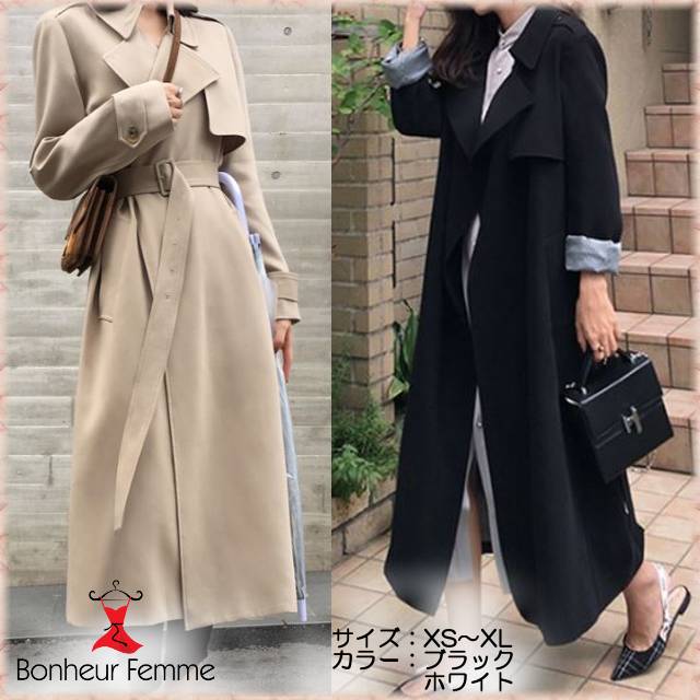 ロング トレンチコート レディース トレンチコート レディース 春 スプリングコート レディース 春コート 春 コート レディースの通販はau Pay マーケット Bonheur Femme ボヌール ファム 商品ロットナンバー